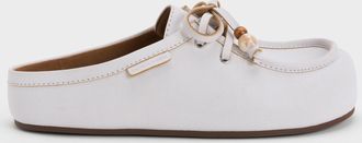 Charles & Keith Gale Beaded-Lace Mules