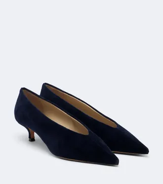 Le Monde Beryl Le Monde B&eacute;ryl Babouche velvet pumps