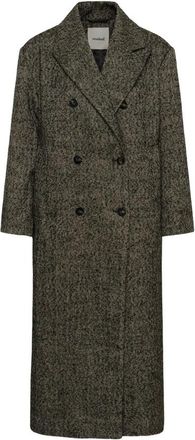 Soaked In Luxury Slcova Peacoat - Dames - Mantel - Grijs - XS - Wol - Jassen