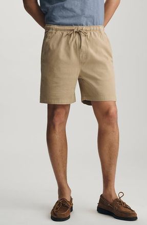 Mavi Woven Drawstring Shorts in Olive Gray at Nordstrom, Size X-Large
