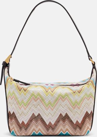 Missoni Soft Zigzag leather-trimmed shoulder bag