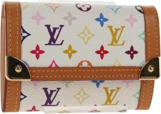 Louis Vuitton Pre-owned Wallets, female, White, Size: ONE SIZE Pre-owned Canvas Wallet