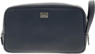 Dolce & Gabbana Clutch - Heren - Toilettassen - Blauw - ONE Size - Tassen