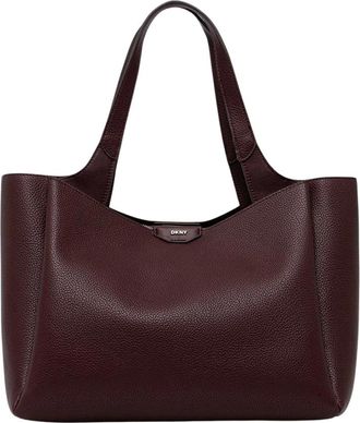 DKNY Willa Tote - Dames - Shoppers - Paars - ONE Size - Leer - Tassen