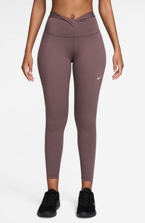 Nike Dri-FIT One High Waist 7/8 Leggings in Tattoo/White at Nordstrom Rack, Size X-Small