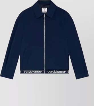 Casablanca patterned zip-up jacket