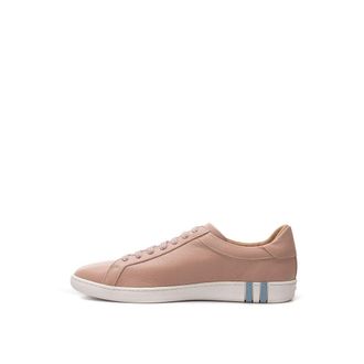 Bally Womens Pink Leather Low Top Sneakers