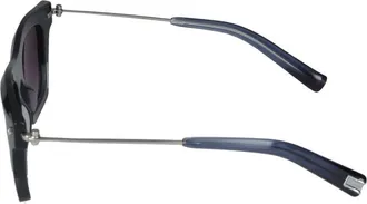 Yohji Yamamoto Unisex Slook017 Sunglasses Black Acetato