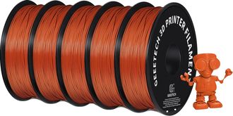 OEM Filamento Para Impresora 3d, Material Pla, Compatibilidad Vers&aacute;til, Marr&oacute;n
