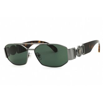 Versace Unisex Black Oval Sunglasses 0VE2287