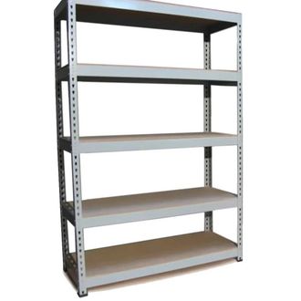 MonsterShop 3 x Q-Rax 120 x 50 x 180cm Grey | Size: 120 x 50 x 180 cm