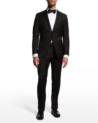 Hickey Freeman Men & apos;s Super 140s Wool Tuxedo