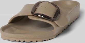 Birkenstock Sandalette mit Dornschließe Modell MADRID in Taupe, Größe 36