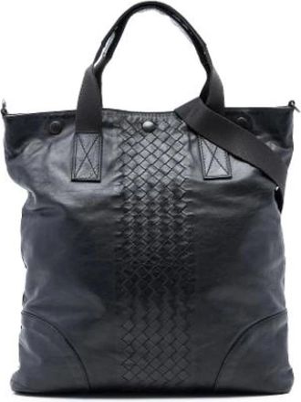 Bottega Veneta Pre-owned Tote Bags, female, Black, Size: ONE SIZE Pre-owned Vintage Tote Bag