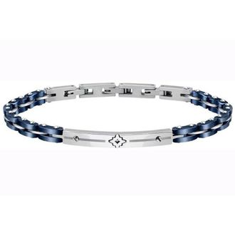 Sector Keramisch Armband Blauwe Windroos - Heren - Armbanden - Veelkleurig - ONE Size - Accessoires