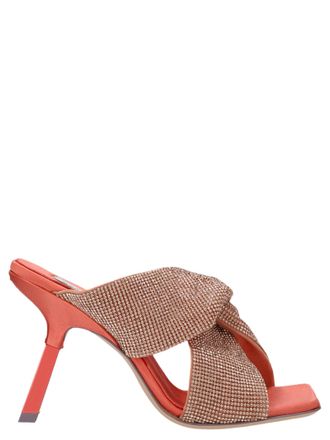 Sebastian Multicolor Viscose Stiletto Heel Womens Sandals