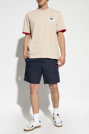 Iceberg T-shirt With Print, Mens, Beige