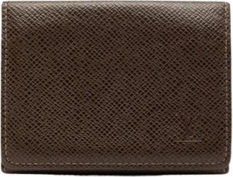 Louis Vuitton Pre-owned Wallets, female, Brown, Size: ONE SIZE Pre-owned Leather Wallet
