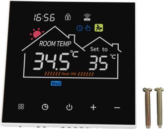 OEM Termostato Digital Inteligente Con Pantalla T&aacute;ctil Lcd A Color Programable Para Caldera De Calefacci&oacute;n Hidr&oacute;nica, Versi&oacute;n Wifi (control Por Voz Yandex