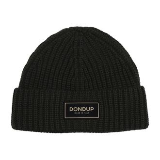 Dondup Beanies, unisex, Black, Size: ONE SIZE Cappello