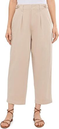 Liverpool L.A. High-Rise Tailored Trouser With Tab Detail 26 Inseam Womens Clothing Safari Sand : 12 26, Cotton/Elastane/Viscose