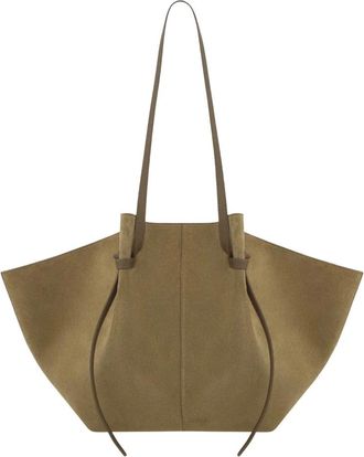 Yuzefi Large Mochi Tote - Dames - Shoppers - Groen - ONE Size - Su&egrave;de - Tassen