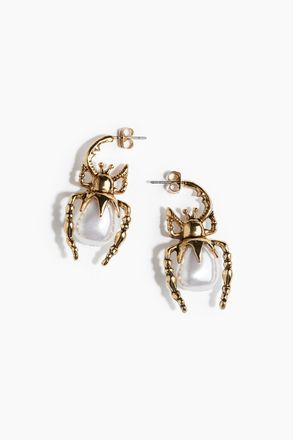 H&M Spinnen-Ohrringe - Braun