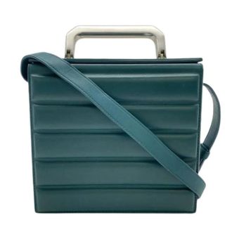 Bottega Veneta Pre-owned Handbags, female, Green, Size: ONE SIZE Pre-owned Vintage Shoulder Bag