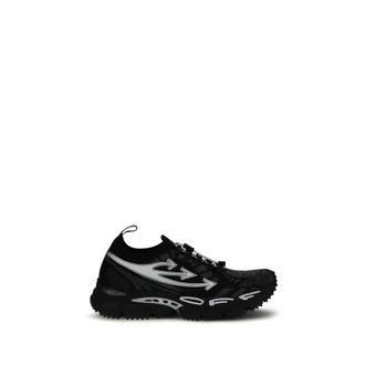 Off-white Zwarte Polyester Sport Sneakers