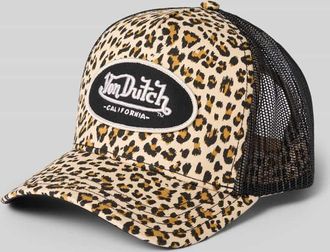 Von Dutch Trucker Cap mit Label-Patch Modell Leo in Camel, Gr&ouml;&szlig;e 1