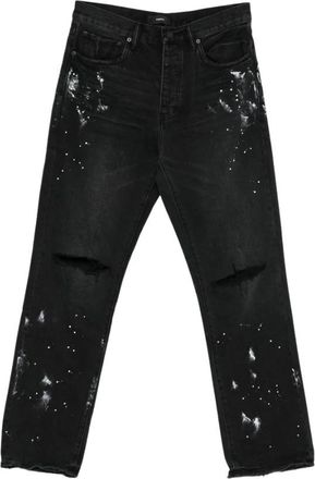 Purple P011 Straight Jeans - Heren - Regular Fit Jeans - Zwart - W30 - Jeans