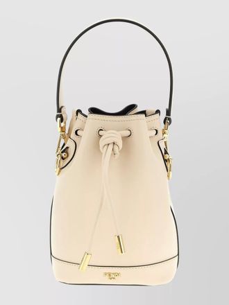 Fendi mon tresor mini leather bucket bag