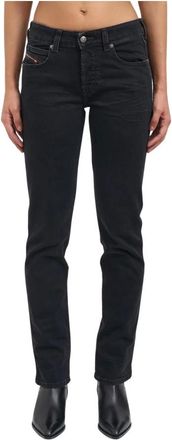Diesel Jeans, Dames, Zwart, W24, Katoen, 1992 D-Jiann Jeans