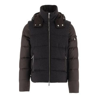 Moorer Casciano Jacket - Heren - Winterjassen - Bruin - L - Wol - Jassen
