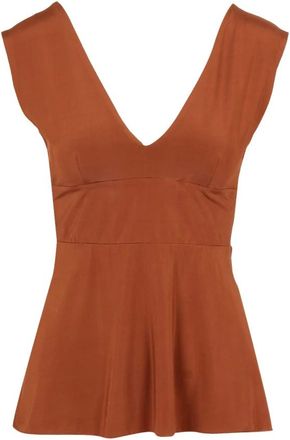 Max Mara Mujer, Camisetas, Marr&oacute;n, Talla: M
