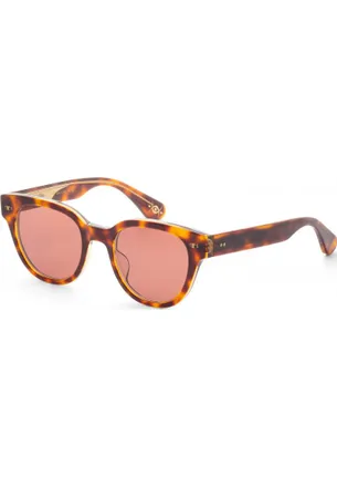 Garrett Leight Womens ML2047 48 HCLATGORC Jane Sunglasses - Brown - One Size