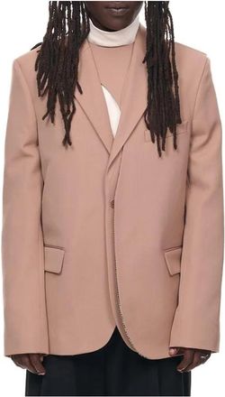 Botter Dive Blazer Met Extra Voorpand Duiksluiting - Heren - Business blazers - Bruin - L - Wol - Kostuums
