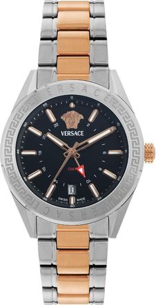 Versace Mens V-Code 42mm Quartz Watch