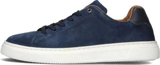 Stefano Lauran Heren, Schoenen, Blauw, Maat: 46 EU Leer