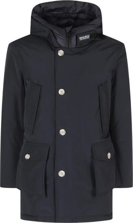 Woolrich Jassen, Heren, Blauw, M, Katoen, Arctic Parka