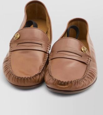 Versace leather loafers