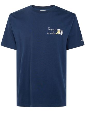 MC2 Saint Barth T-Shirt Cotone Blu Portofino Sale Tequila