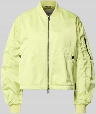 Beaumont Amsterdam Boxy Fit Jacke mit Zweiwege-Rei&szlig;verschluss Modell JODY in Apfel, Gr&ouml;&szlig;e 34