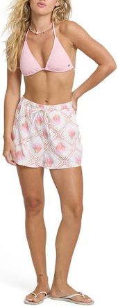Billabong Wanderer Shell Ya Later Cotton Blend Shorts in Salt Crystal at Nordstrom, Size X-Small