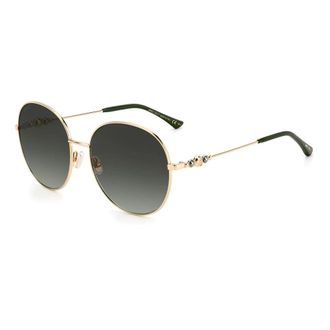Jimmy Choo London Modern Round Sunglasses with Pearls