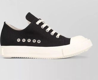 Rick Owens cotton low-top sneakers
