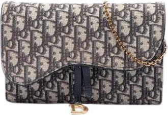 Dior Pre-owned Vintage Crossbody Bag - Dames - Vintage Schoudertas - Blauw - ONE Size - Vintage