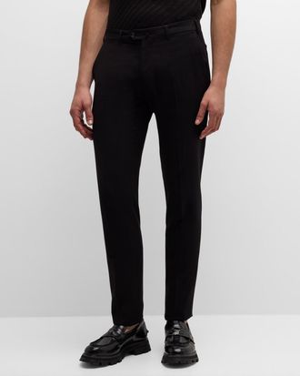 Emporio Armani Mens Classic Slim-Fit Pants
