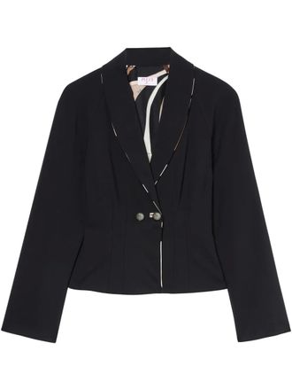 Pucci single-breasted blazer - women - Virgin Wool/Silk/Elastane/Silk - 38 - Black