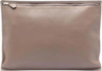 Herm&egrave;s Pre-owned Clutches, female, Brown, Size: ONE SIZE Pre-owned Clutch Bag